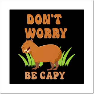 Funny Capybara Quote Posters and Art